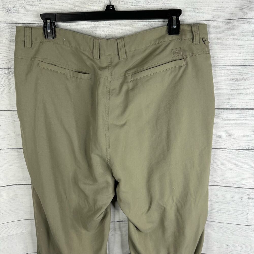 REI Mens size 40x32 Tan Beige Khaki Nylon Outdoor Hiking Gorpcore Pants - Picture 5 of 10